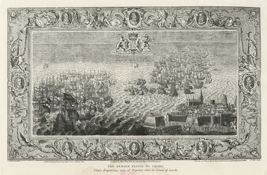 Die Armada flieht nach Calais, 1739